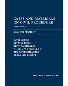 Supplement to Cases and Materials on Civil Procedure 9781594603815