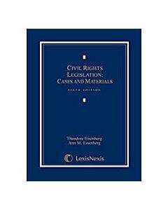 Civil Rights Legislation: Cases and Materials 9781630440053