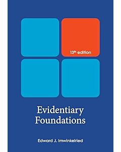 Evidentiary Foundations 9781531032012