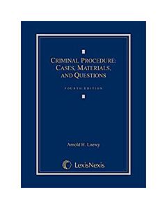 Criminal Procedure: Cases, Materials, and Questions (Used) 9781632815408