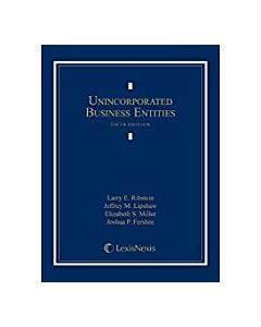 Unincorporated Business Entities 9780769866475