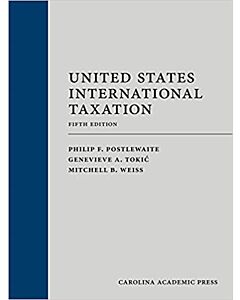United States International Taxation 9781531024734