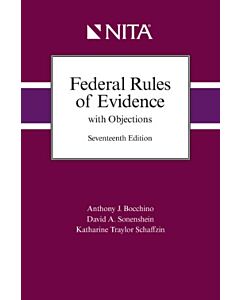 Federal Rules of Evidence With Objections (NITA) 9798886690750