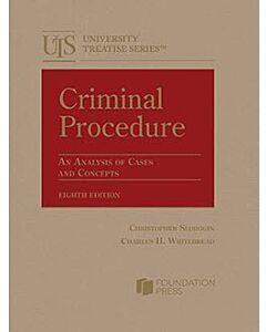 Criminal Procedure: An Analysis of Cases and Concepts 9798892098939