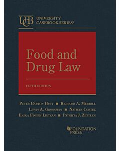 Food and Drug Law (University Casebook Series) (Used) 9781636596952