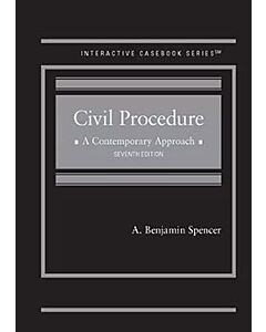 Civil Procedure: A Contemporary Approach (Interactive Casebook Series) (Instant Digital Access Code Only) 9798895450376