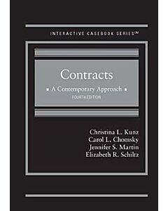 Contracts: A Contemporary Approach (Interactive Casebook Series) (Instant Digital Access Code Only) 9798895453025