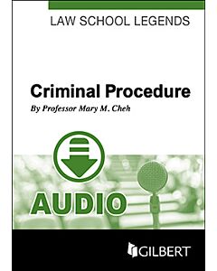 Law School Legends Audio: Criminal Procedure (Instant Digital Access Code Only) 9798887865850