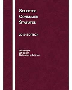 Selected Consumer Statutes 9781642423082