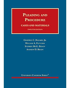 Pleading and Procedure, Cases and Materials (University Casebook Series) (Rental) 9781642427622