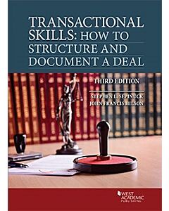 Transactional Skills: How to Structure and Document a Deal 9781647083748