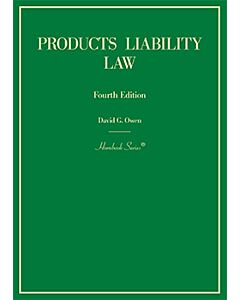Hornbook on Products Liability Law (Hornbook Series) 9781647087142