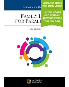 Family Law for Paralegals (w/ Connected eBook with Study Center) 9798892079556
