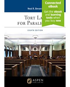 Tort Law for Paralegals (w/ Connected eBook) (Instant Digital Access Code Only) 9798892073493