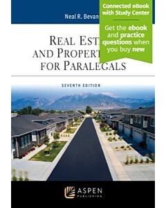 Real Estate and Property Law for Paralegals (w/ Connected eBook) 9798892079815