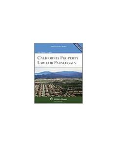 California Property Law for Paralegals (w/ Connected eBook) 9780735584525