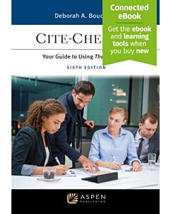 Cite-Checker: Your Guide to Using the Bluebook (w/ Connected eBook) 9798894103624