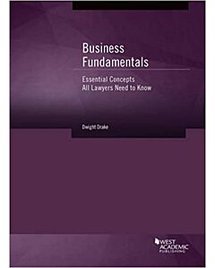Business Fundamentals: Essential Concepts All Lawyers Need to Know 9781628103373