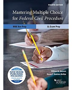 Mastering Multiple Choice for Federal Civil Procedure MBE Bar Prep and 1L Exam Prep (Instant Digital Access Code Only) 9781636593388