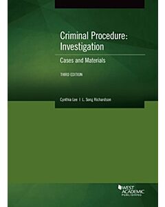 Criminal Procedure: Investigation, Cases and Materials (Used) 9781647086190