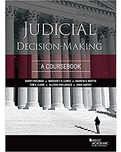 Judicial Decision-Making: A Coursebook 9781642422573