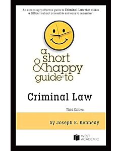A Short & Happy Guide to Criminal Law 9798887865836