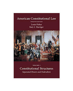 American Constitutional Law, Volume One 9781531009526