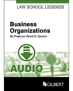 Law School Legends Audio: Business Organizations (Instant Digital Access Code Only) 9781647084684