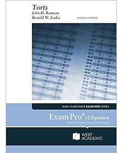 Exam Pro Series: Torts (Objective) 9798887868301