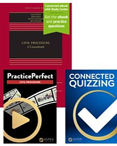 Civil Procedure: A Coursebook (Connected eBook with Study Center + Connected Quizzing + PracticePerfect) (Instant Digital Access Code Only) 9798894108612