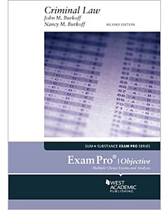 Exam Pro Series: Criminal Law (Objective) 9781636593098
