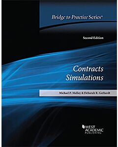 Contracts Simulations: Bridge to Practice 9781647085476