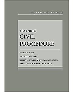 Learning Civil Procedure - CasebookPlus 9781647084981