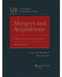 Mergers and Acquisitions: A Transactional Perspective - CasebookPlus (University Casebook Series) 9781642422498