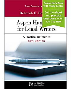 Aspen Handbook for Legal Writers: A Practical Reference (w/ Connected eBook with Study Center) (Instant Digital Access Code Only) 9781543835380