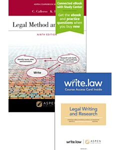 Legal Method and Writing (Connected eBook with Study Center + Print Book + Write.law) 9798886142860