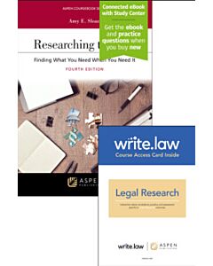 Researching the Law (Connected eBook with Study Center + Print Book + Write.law) 9798889064152
