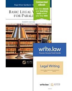Basic Legal Writing for Paralegals (Connected eBook + Print Book + Write.law) 9798899647529
