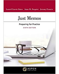 Just Memos: Preparing for Practice (w/ Connected eBook) (Instant Digital Access Code Only) 9781543856477