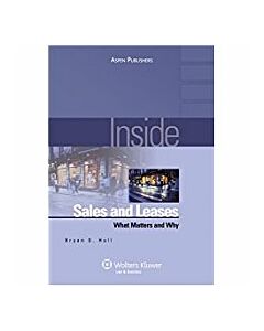 Inside Sales and Leases: What Matters and Why 9780735569966