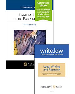 Family Law for Paralegals (Connected eBook + Print Book + Write.law) 9798889064251