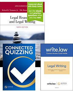 Legal Reasoning and Legal Writing (Connected eBook with Study Center + Print Book + Connected Quizzing + Write.law) 9798889068334