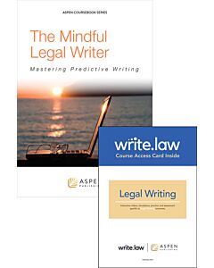 The Mindful Legal Writer: Mastering Predictive Writing (w/ Write.law) 9798886144888