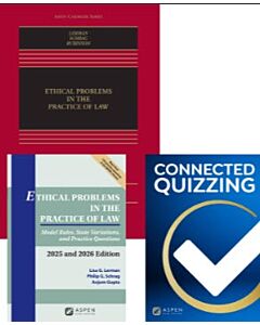 Ethical Problems in the Practice of Law + Connected Quizzing + Supplement (Bundle Set) 9798894106243