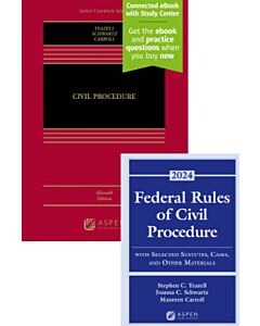 Civil Procedure (w/ Connected eBook with Study Center) & Federal Rules of Civil Procedure with Selected Statutes Access (Bundle Set) 9798892076456