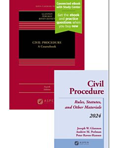 Civil Procedure: A Coursebook (w/ Connected eBook with Study Center) + Civil Procedure Supplement (Bundle Set) 9798892077972