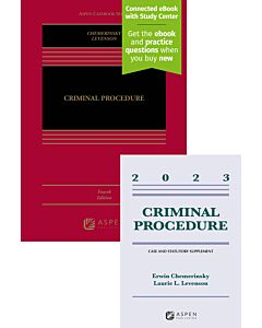 Criminal Procedure (w/ Connected eBook with Study Center) + Criminal Procedure Supplement Access (Bundle Set) 9798889066545