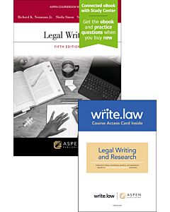Legal Writing (Connected eBook with Study Center + Print Book + Write.law Access) 9798889064503
