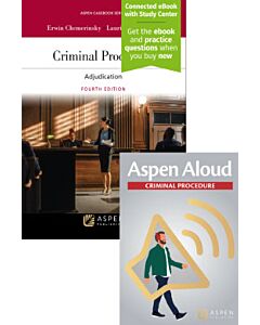 Criminal Procedure: Adjudication (Connected eBook with Study Center + Print Book + Aspen Aloud) 9798892073066
