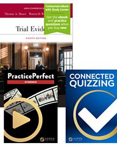 Trial Evidence (Connected eBook + Print Book + Connected Quizzing + PracticePerfect) 9798892071987